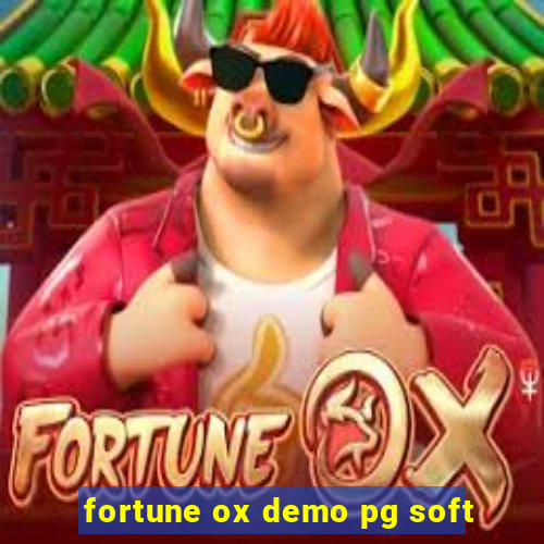 fortune ox demo pg soft